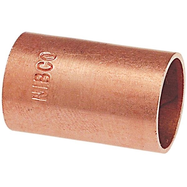 Nibco 1-12 in. Wrot CXC Copper Slip Coupling 601112 - main